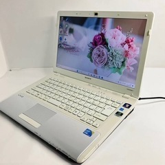 初期設定済み　人気のVAIO 　DVD/webカメラ搭載　 14...