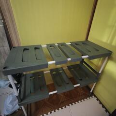 取引中✨超便利✨収納ラック棚✨横幅拡張機能付き伸縮押入れ収納棚　の画像