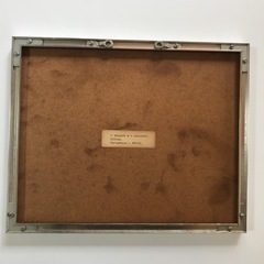 ブラジル土産　蝶の羽根のちぎり絵の画像