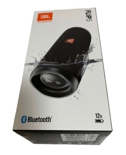 新品、未開封! JBL Flip5 防水ポータブルスピーカー 黒 JBLFLIP5BLK