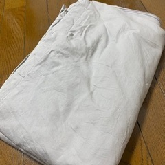 ニトリ 布団カバー　ひもなしラクラク掛け布団カバー シングル(Nグリップパレット3GY S)の画像