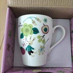 マグカップ　ハンカチ　セットの画像