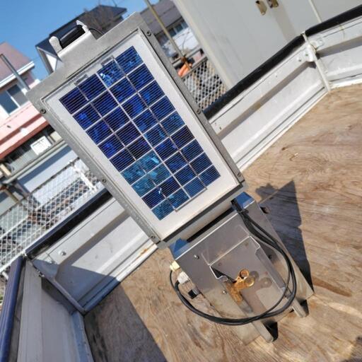 決まりました。太陽電池　バッテリー内蔵