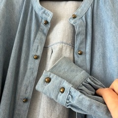 超美品オーバーサイズデニムシャツの画像