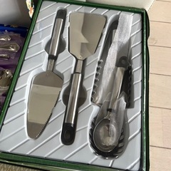 ナイフ　フォーク　石鍋裕　調理セット　レトログラス5客の画像
