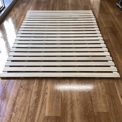 スノコパレットベッド(ダブル)【町田市再生家具】0502
