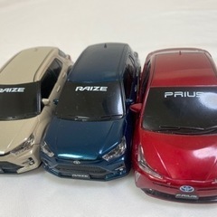 トヨタTOYOTAプルバックカー5台の画像