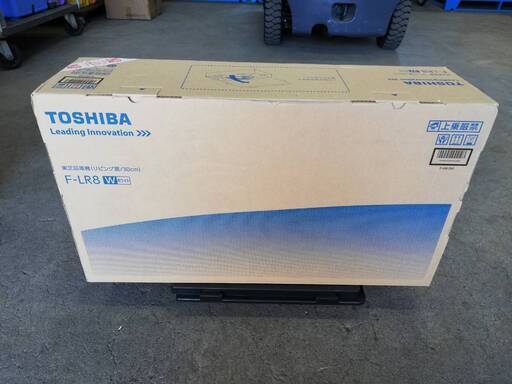 【24050206】扇風機　東芝　F-LR8　ホワイト　リモコン付き【引取限定】
