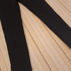 マタニティパンツ 黒 裏起毛 秋冬 秋 冬 ボトムス ズボン 長ズボン Lの画像