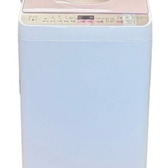 電気洗濯乾燥機（SHARP /EX-TX5A-P /5.5㎏/2017年製）の画像