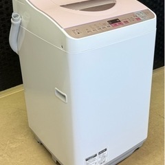 電気洗濯乾燥機（SHARP /EX-TX5A-P /5.5㎏/2017年製）の画像