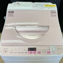 電気洗濯乾燥機（SHARP /EX-TX5A-P /5.5㎏/2017年製）の画像