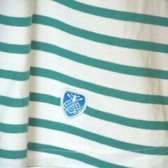 ORCIVAL（オーシバル） グリーンストライプの半袖Tシャツの画像