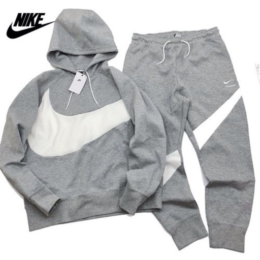 NIKE ナイキ メンズ スエット パーカー セットアップ ペアルック  グレー