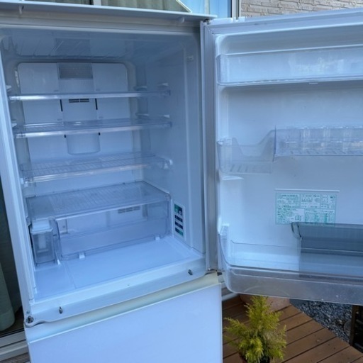 SHARP 冷蔵庫 SJ-GW36D-W 356L 3ドア 2018年製 どっちでもドア