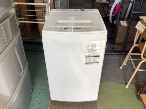 【リサイクルサービス八光】2019年製　東芝　4.5㎏　全自動洗濯機　AW-45M7