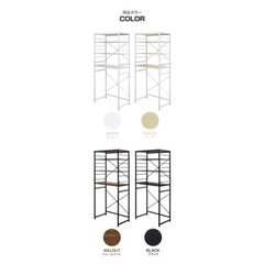 お渡し先確定済み【先日購入美品/組み立て済み】ゴミ箱上 キッチンラック幅80cm ホワイトの画像