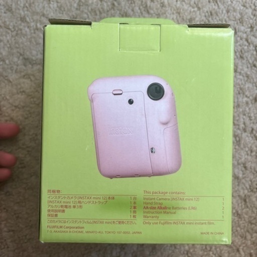新品 チェキ　mini12