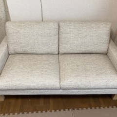 美品　シギヤマ家具工業　2人掛けソファ