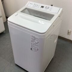（8/1受渡済）YJT8759【Panasonic/パナソニック 7.0㎏洗濯機】美品 2022年製 NA-FA7H1 家電 洗濯 簡易乾燥付