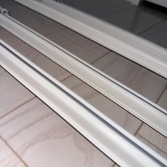 カーテンレール　ホワイト　2本セットの画像