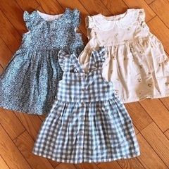 【新品未使用】80 ベビー服　ワンピース　チュニック　トップスの画像