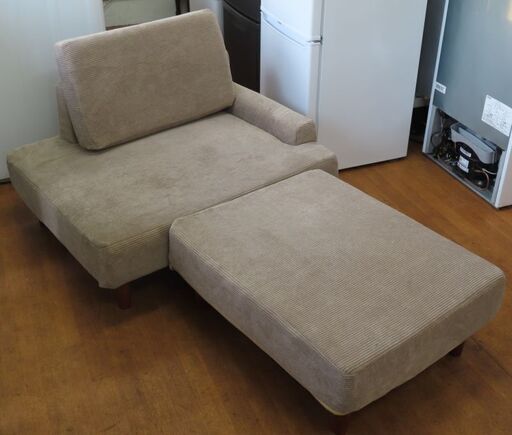 ♪2人掛けソファ or 1人掛けカウチ 布ソファ ロータイプ 札幌 引取限定♪