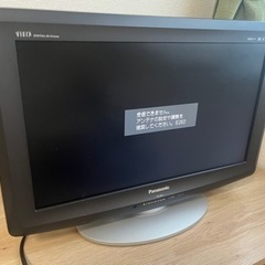 【受付終了】テレビ　Panasonic リモコン付き（電池なし）の画像