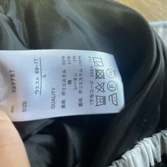 しまむら ロングスカート 前ボタン付き ギンガムチェック マーメイドシルエットの画像