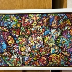 ディズニー　パズル　ステンドグラス　1000ピース