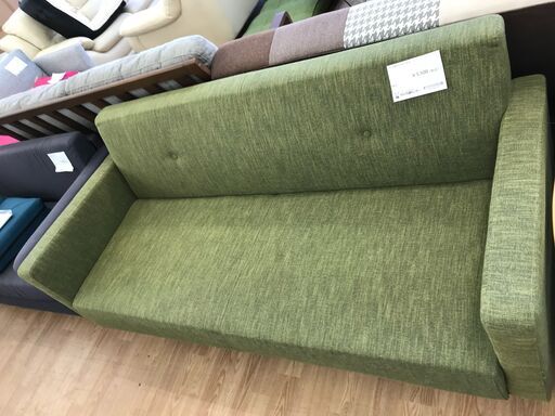 ★ジモティ割あり★  ソファ 緑 クリーニング済み KJ5023
