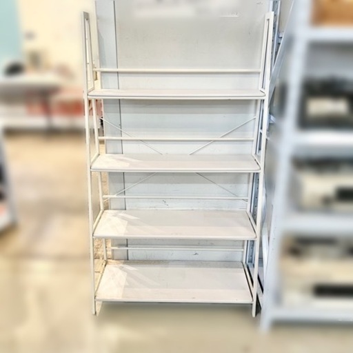 家具 収納家具 スチールラック ラック ホワイト