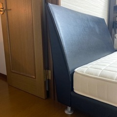 丸井　in The RooM製品　セミダブルベッドマットレス付きの画像