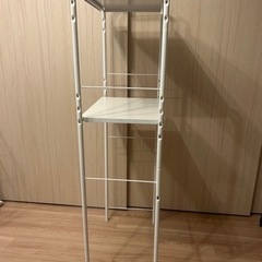 家具 収納家具 ゴミ箱上　スチールラックの画像