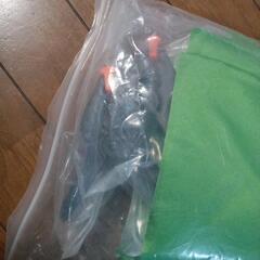 背景布 緑 150*300cm 撮影用 厚地 不透明 反射面と無反射面がありの画像