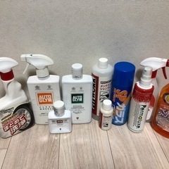 車のメンテナンス用品　シャンプー　ガラスクリーナー　ホイールクリ...