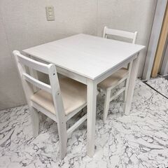  17528  ベガコーポレーション ダイニングテーブル 椅子2...