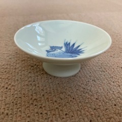 ① 有田焼　美術陶芸  賞美堂　お猪口　酒器　干支　縁起物　酉年　酉　鳥　バードの画像