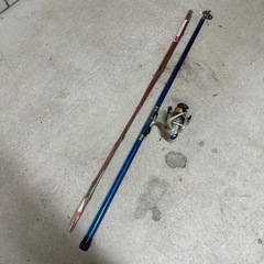 リール付き釣竿＆竹竿セット