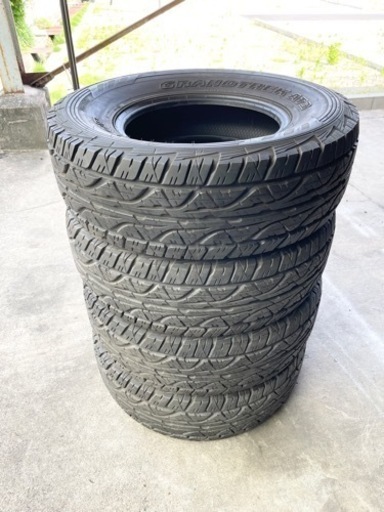 502-4)工賃込み！265/70R16 ダンロップ グラントレックAT3中古4本セット！山あり良品2019年製