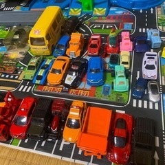 トミカ10台付き！ジャンボパーキングセットの画像