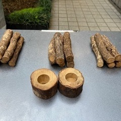 カブトムシ、クワガタ、のぼり木セット　エサ台