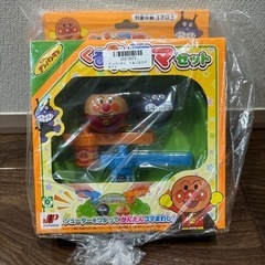 新品未開封　ジョイパレット　アンパンマン　くるくるコマセット 