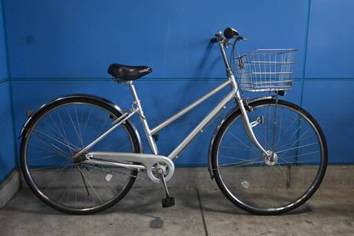 【完売御礼】ブリヂストン 軽量モデル 27型内装3段ギア ノルコグS 中古自転車 シティサイクル 銀色