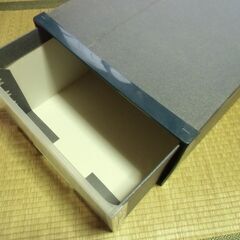 収納ケース 軽量 らくらく持ち運び 段ボールタイプ 2点 お譲りします。＊石川県＊美川より＊期間限定 の画像