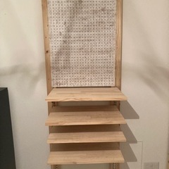 DIYで作製した棚　