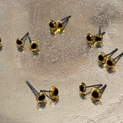 ガラス 目 パーツ 5mm 16個