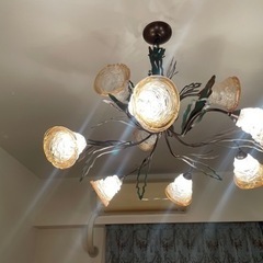 家具 照明器具シャンデリア風、照明