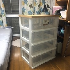 【無料】木製天板ストッカー550 (4段）