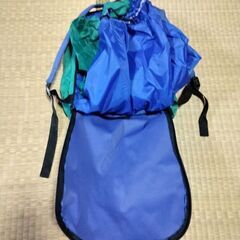 ポンチョ付きリュックの画像